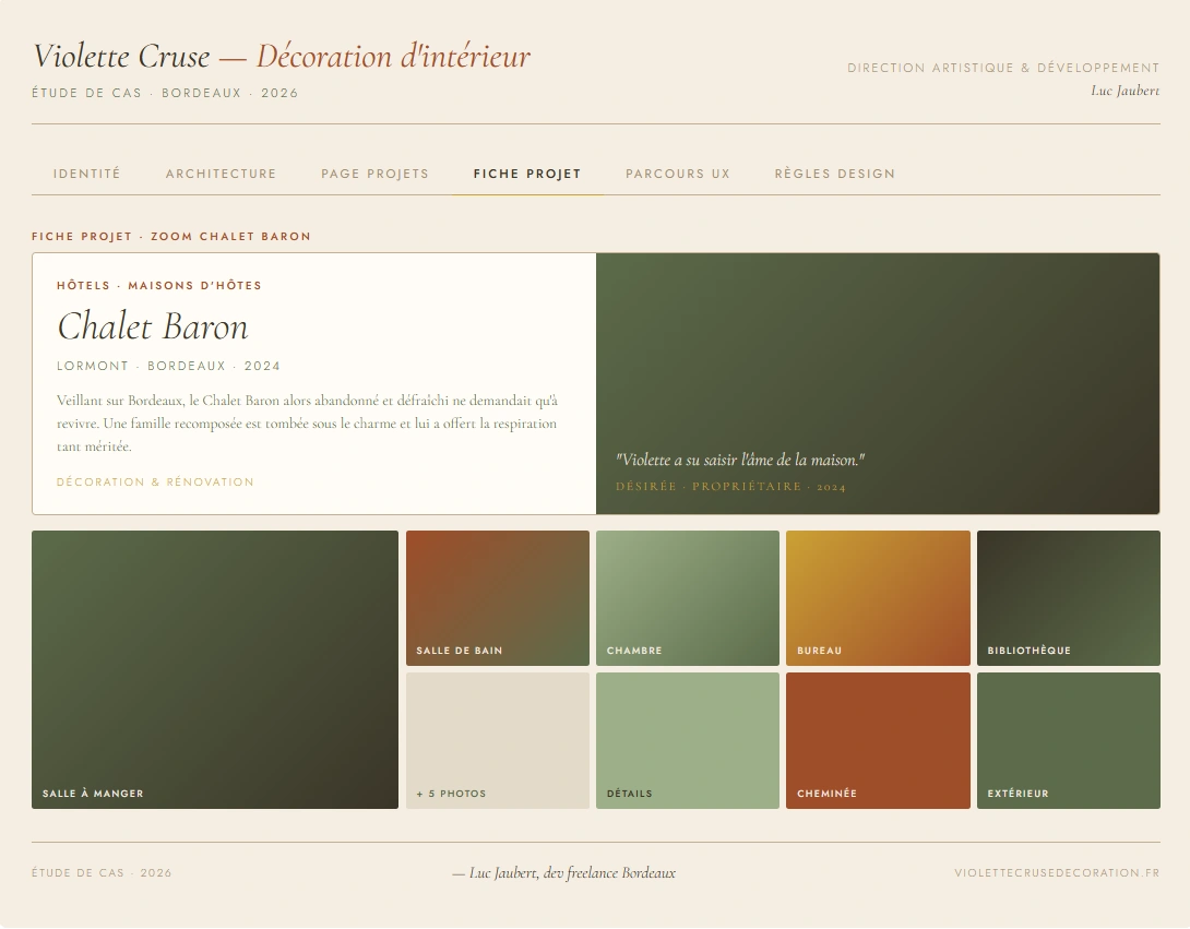 VIOLETTE CRUSE, DECORATRICE D'INTERIEUR — visuel 2